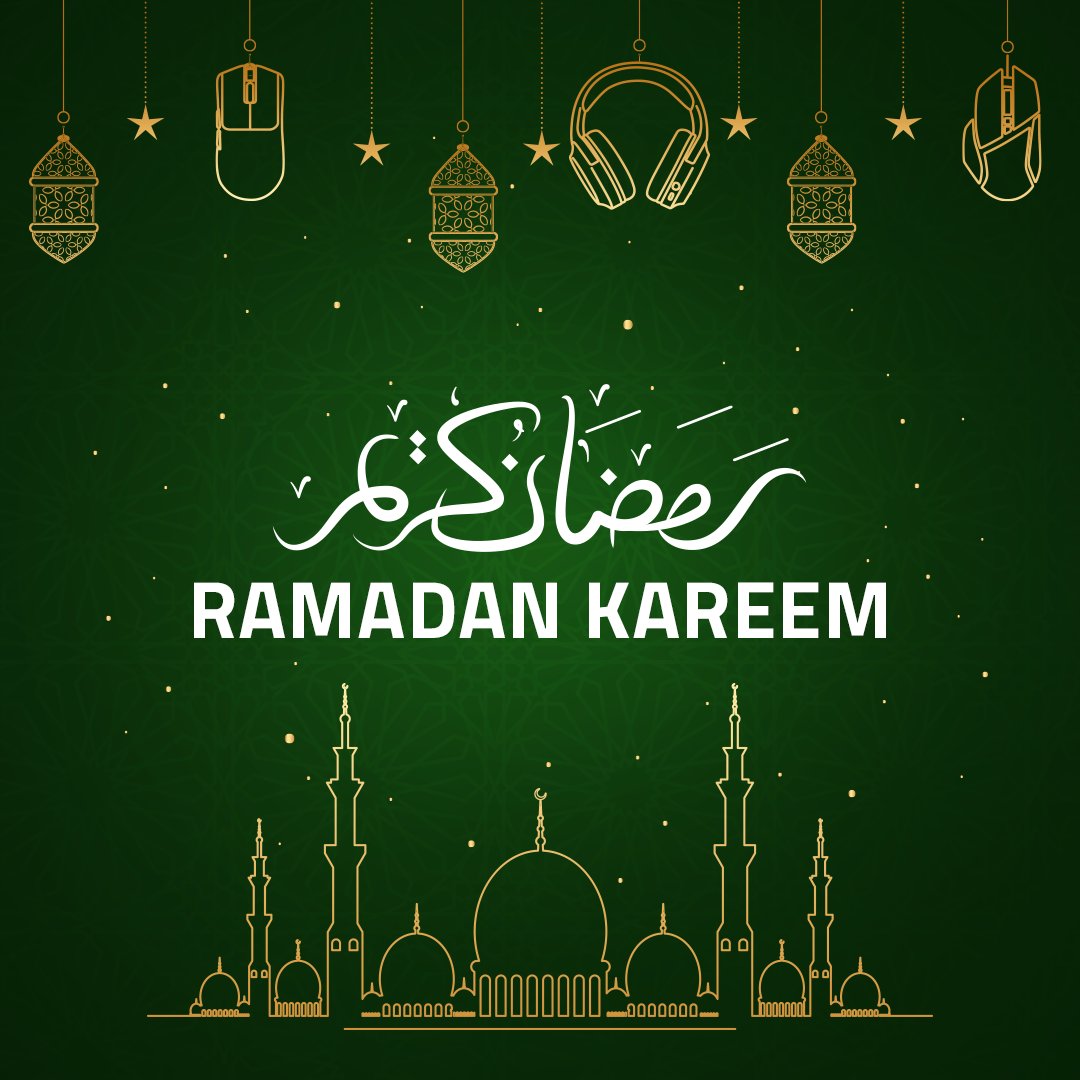 رمضان كريم منا جميعًا في شركة Razer! نتمنى لكم شهرًا مباركًا!

Ramadan Kareem from all of us at Razer
We wish you a blessed Month