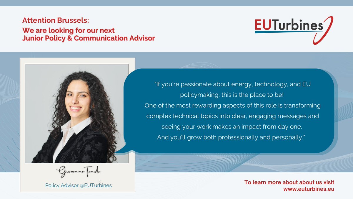 📢Attention Brussels! We are looking for our next
Junior Policy &amp; Communication Advisor. 🤩

Read about it 👇
but hit the button here 👉bit.ly/4h23NY4