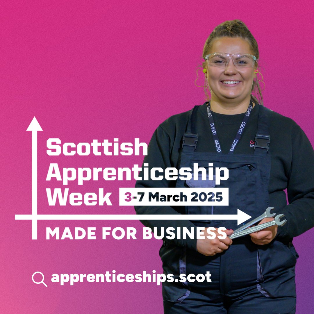 🤖 Build the future with apprenticeships! This #ScotAppWeek25, join us in celebrating the incredible stories of success in Scotland. Learn more: ow.ly/Zsyp30sJfhI #MadeforBusiness