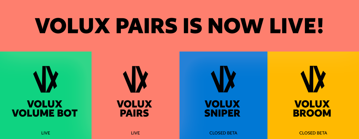 VoluX_Bot's tweet photo. @GodsBurnt VoluX's family of tools would definitely help you out on that journey for sure.

https://t.co/L1PhCz3LJA https://t.co/rSLpB6Lkds