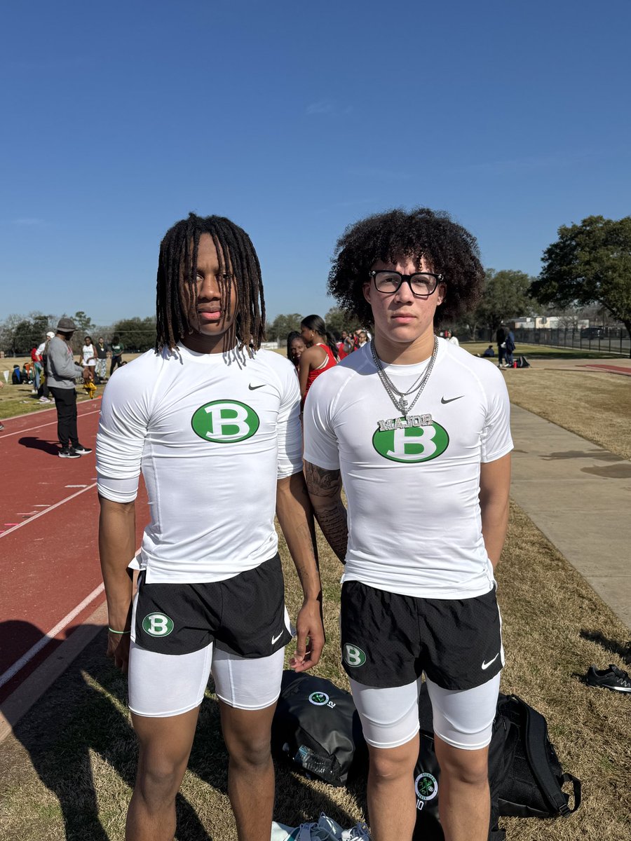 Varsity Boys Quincy Adams and Elijah Ferguson take Silver and Bronze today! #CubJumps