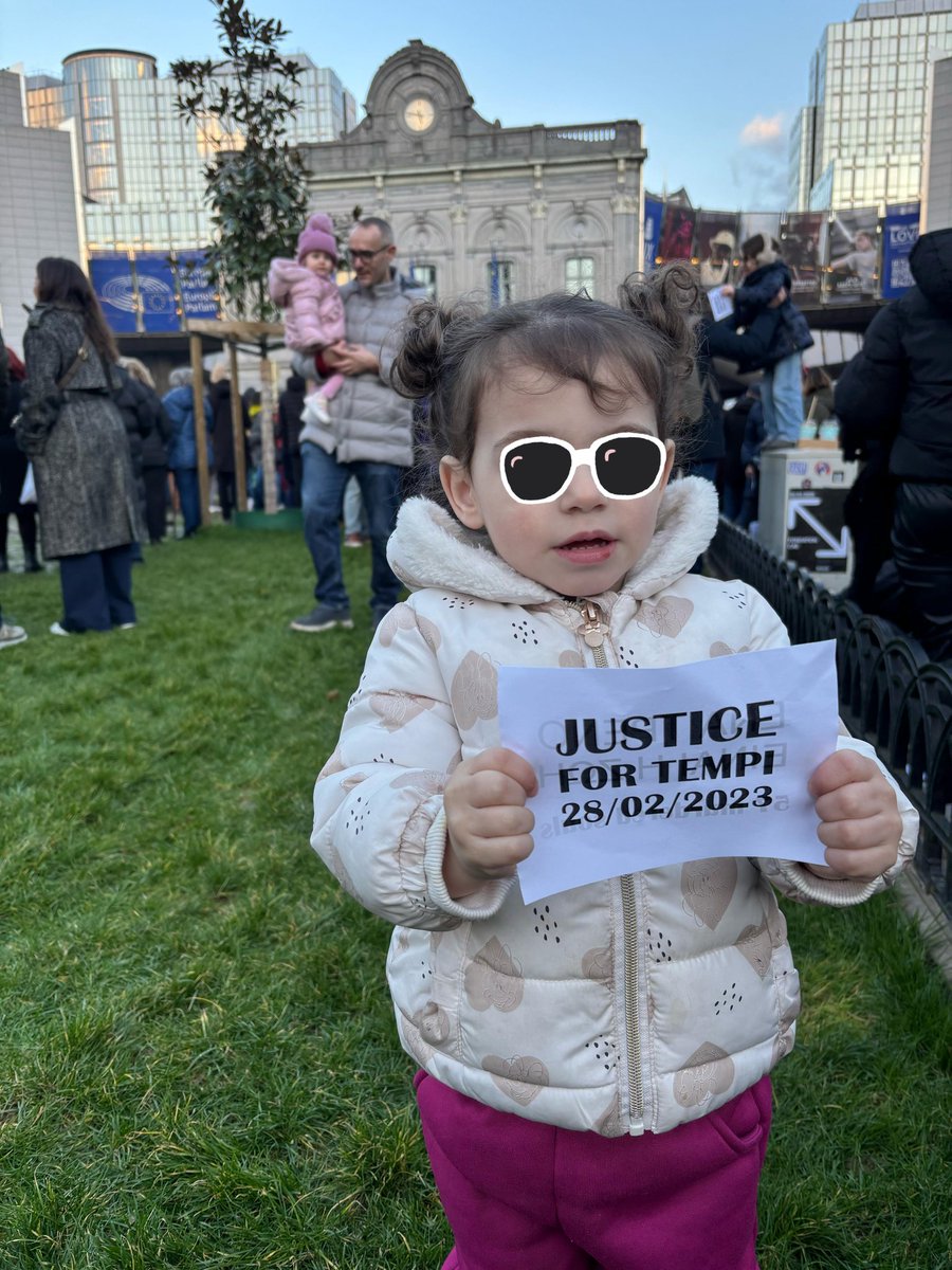 In the heart of Europe, in Brussels, Greeks demonstrate for justice. It's not an accident, it's a murder #28_Φλεβαρη #τεμπη_εγκλημα #Τεμπη_συγκαλυψη