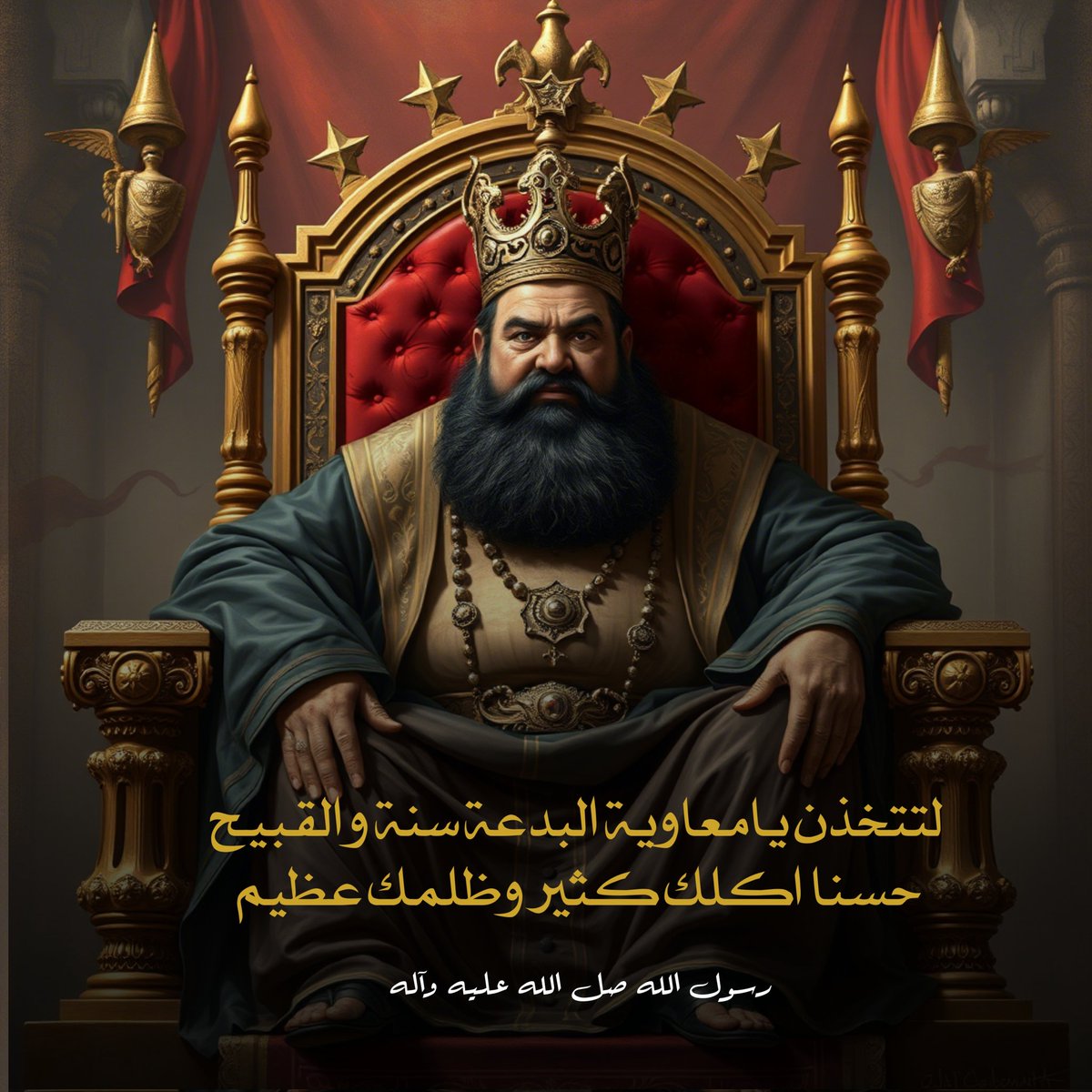 ان احترام السنة لشخصية مثل معاوية هو عداء مباشر لرسول الله صل الله عليه وآله مبطن باحاديث وهمية وكاذبة مثل كتابة الوحي وغيرها  . 

#معاويه_نعال_المومنين
#معاوية_بن_ابي_سفيان