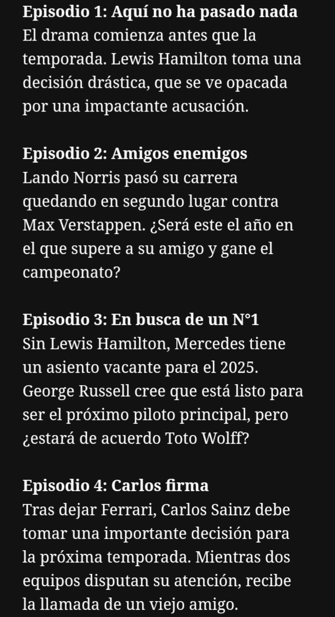 LEG23's tweet image. Al menos en el trailer y en los resumenes de los capitulos, ni bola a Colapinto. 😐