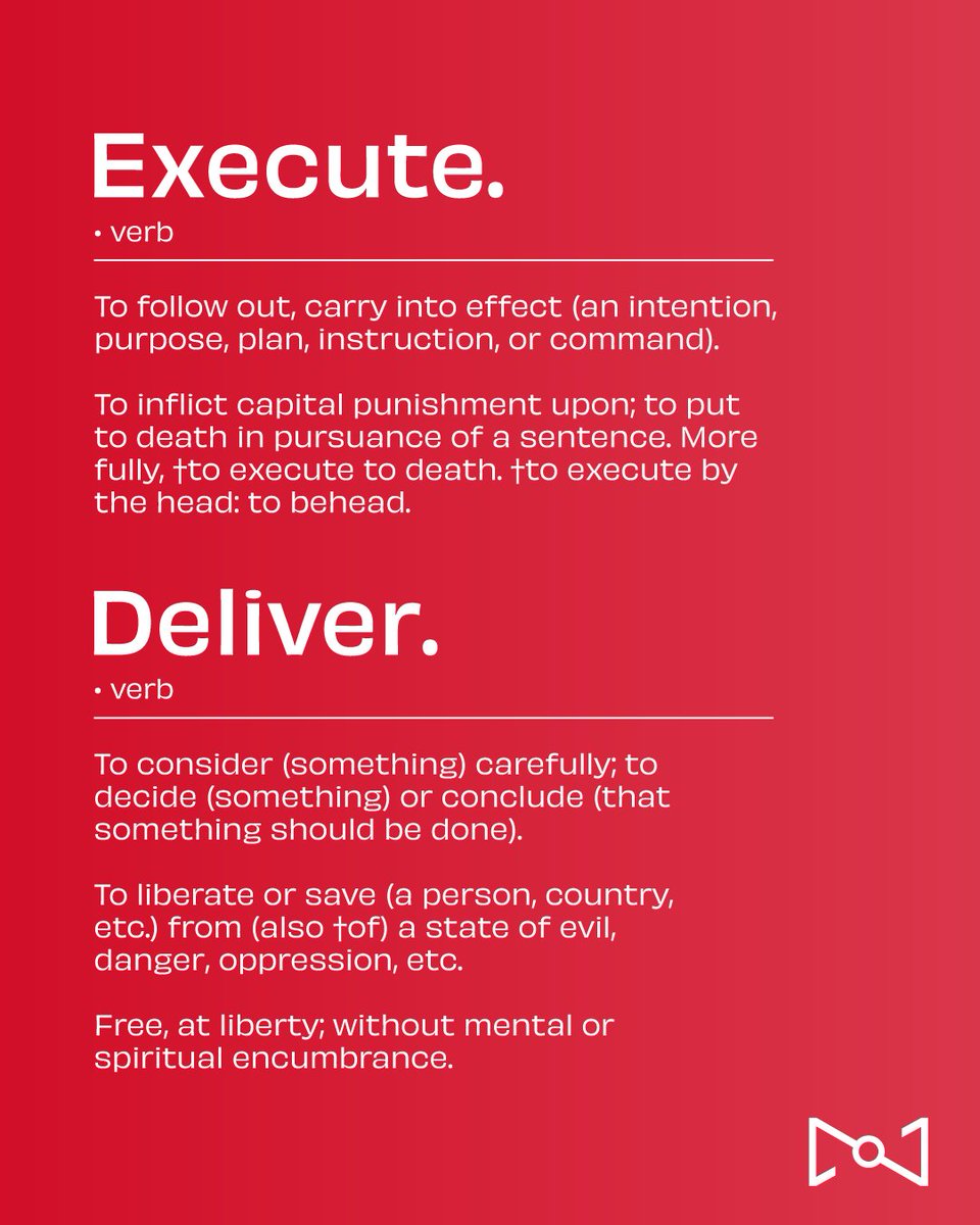 CancerGeek's tweet image. Healthcare leaders: are we "executing" or "delivering"? I listened to a 90min leadership talk &amp;amp; "execution" was used 11x.

In healthcare, where we save lives, that word feels off. "Deliver" resonates more in an industry working for humanity.

Words matter #leadership #semantics