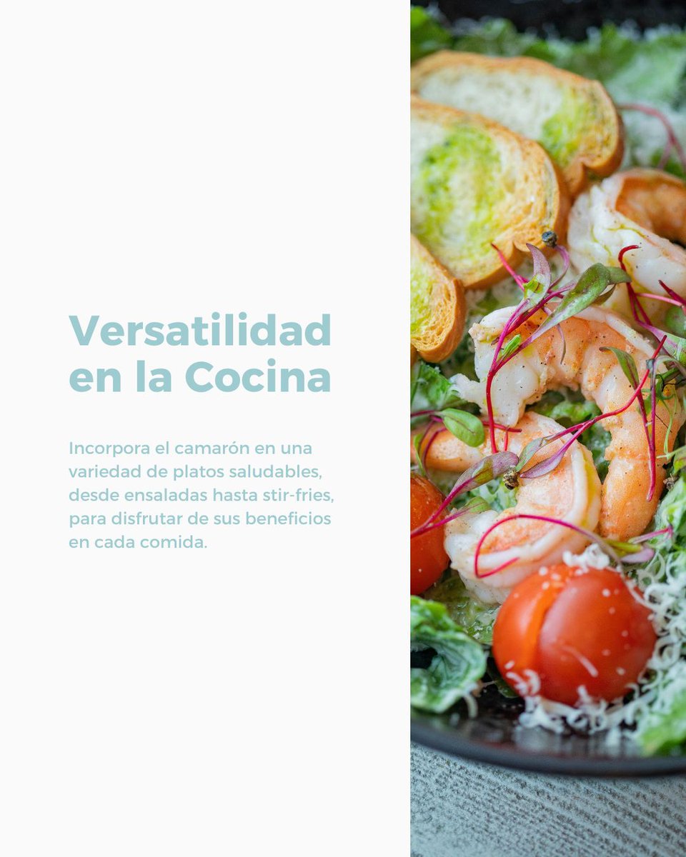 🥗🌎 ¡Nutrir nuestro cuerpo con camarones, es la mejor manera de celebrar el Día Mundial de la Nutrición!