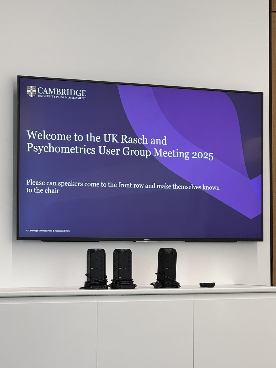 It was great to meet colleagues from across the UK and present my work at UK Rasch and Psychometrics User Group Meeting 2025