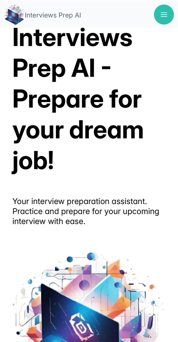 We launched the first version of our Interviews Prep AI tool to help you pass any interview. Checkout more here interviewsprepai.com