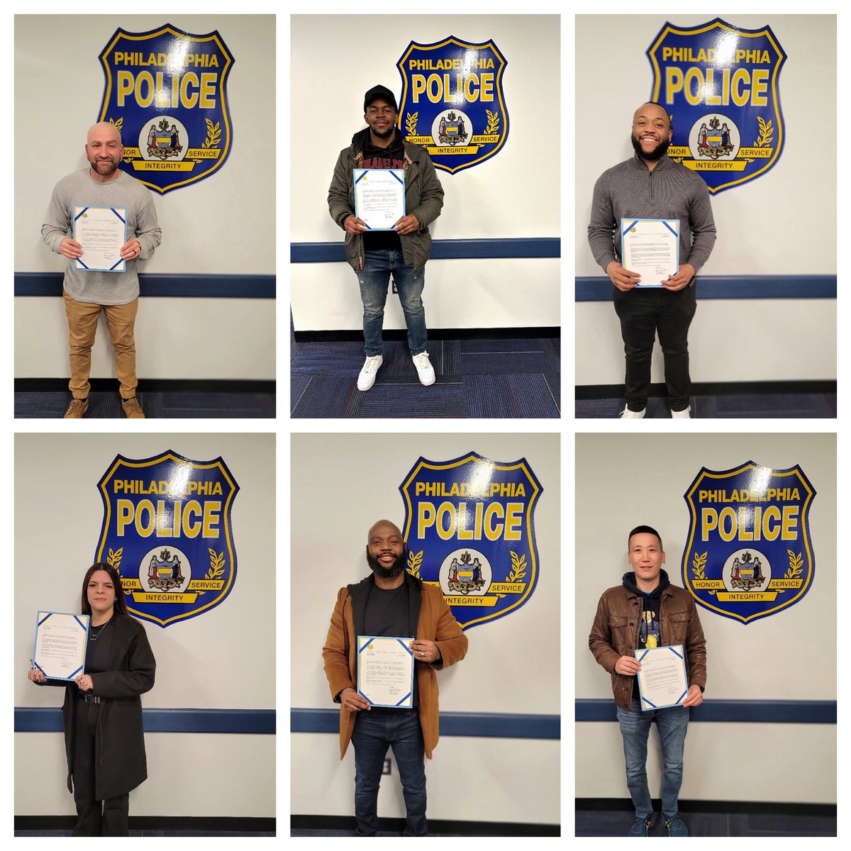 PPDRecruiting's tweet image. The final members of Class 414 have received their appointment letters and accepted the challenge to make Philadelphia the safest city in America! Congratulations to them and the entire class as they begin their training on Monday! @PPDVJohnson