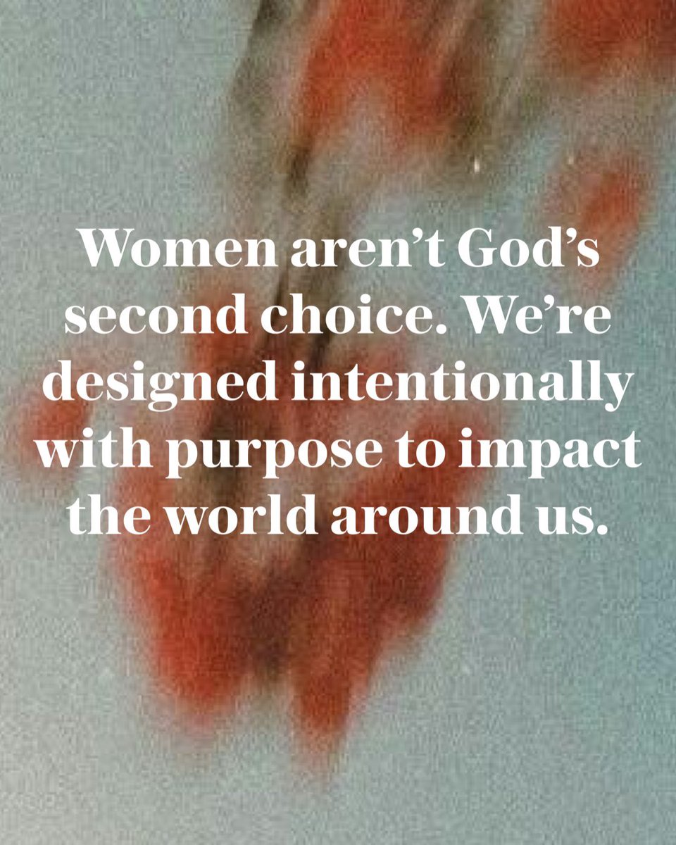 Women, lean into your femininity. It’s your God given secret sauce. It’s where you’ll see success &amp; fulfillment. You were created on purpose and for purpose.