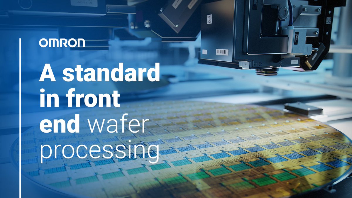 OmronAutomation's tweet image. #OMRON offers a range of detection methods that allow engineers to accurately locate the #wafer notch. That&apos;s one of the reasons why OMRON sensing solutions are a standard in front end #waferprocessing during #semiconductor manufacturing. Find out more: omron.pub/3D7MDdP