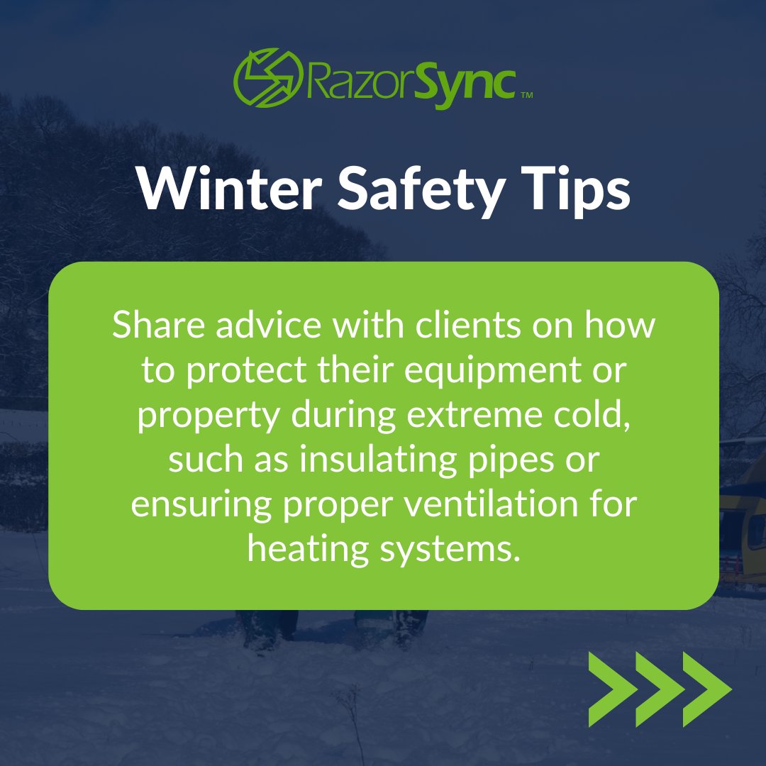 RazorSync's tweet image. Spring might be coming around the corner, but winter conditions are still lingering.
Use RazorSync to streamline operations and ensure seamless communication with clients in winter and beyond.
hubs.ly/Q033ZXyr0
#StreamlinedScheduling #FieldServiceTools #RazorSync