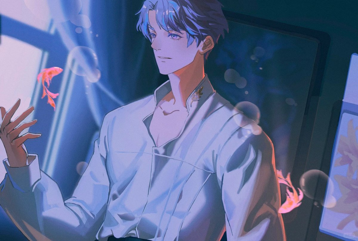 Alittlec1's tweet image. #恋与深空 #LoveandDeepspace #恋与深空 #祁煜 #Rafayel Miracle
