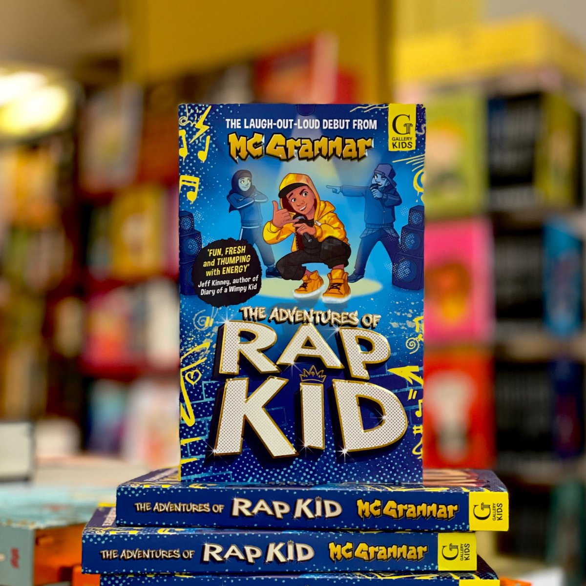 Waterstones (@waterstones) on Twitter photo Out now! Following a schoolboy whose life is transformed when the Royal Rap Rumble comes to town, THE ADVENTURES OF RAP KID is the first in a fun-filled and uplifting children's series from teacher and World Book Day Ambassador <a href="/MrMCGrammar/">MC Grammar</a>: waterstones.com/book/the-adven… Out now! Following a schoolboy whose life is transformed when the Royal Rap Rumble comes to town, THE ADVENTURES OF RAP KID is the first in a fun-filled and uplifting children's series from teacher and World Book Day Ambassador <a href="/MrMCGrammar/">MC Grammar</a>: waterstones.com/book/the-adven…