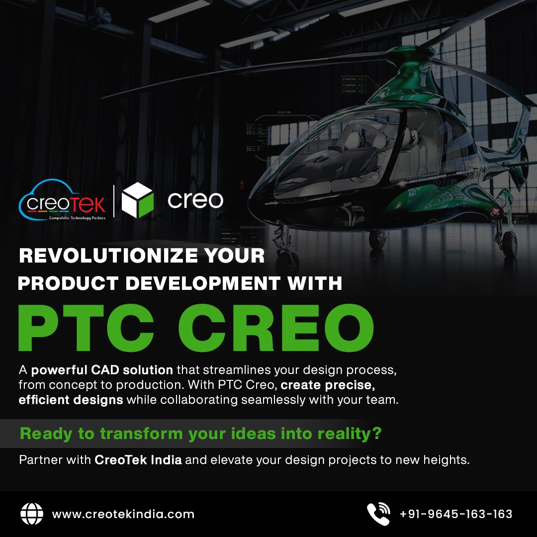 Creotekindia's tweet photo. Power up your product development with PTC Creo!⚙️

Ready to transform your designs into reality?
Visit https://t.co/m8JOoBVvJp

#CreoTekIndia #PTC #PTCCreo #ProductDevelopment #CAD #DesignInnovation #EngineeringExcellence #CreoTekIndia #DesignSolutions #EfficiencyInDesign https://t.co/rcZf3HtVuB