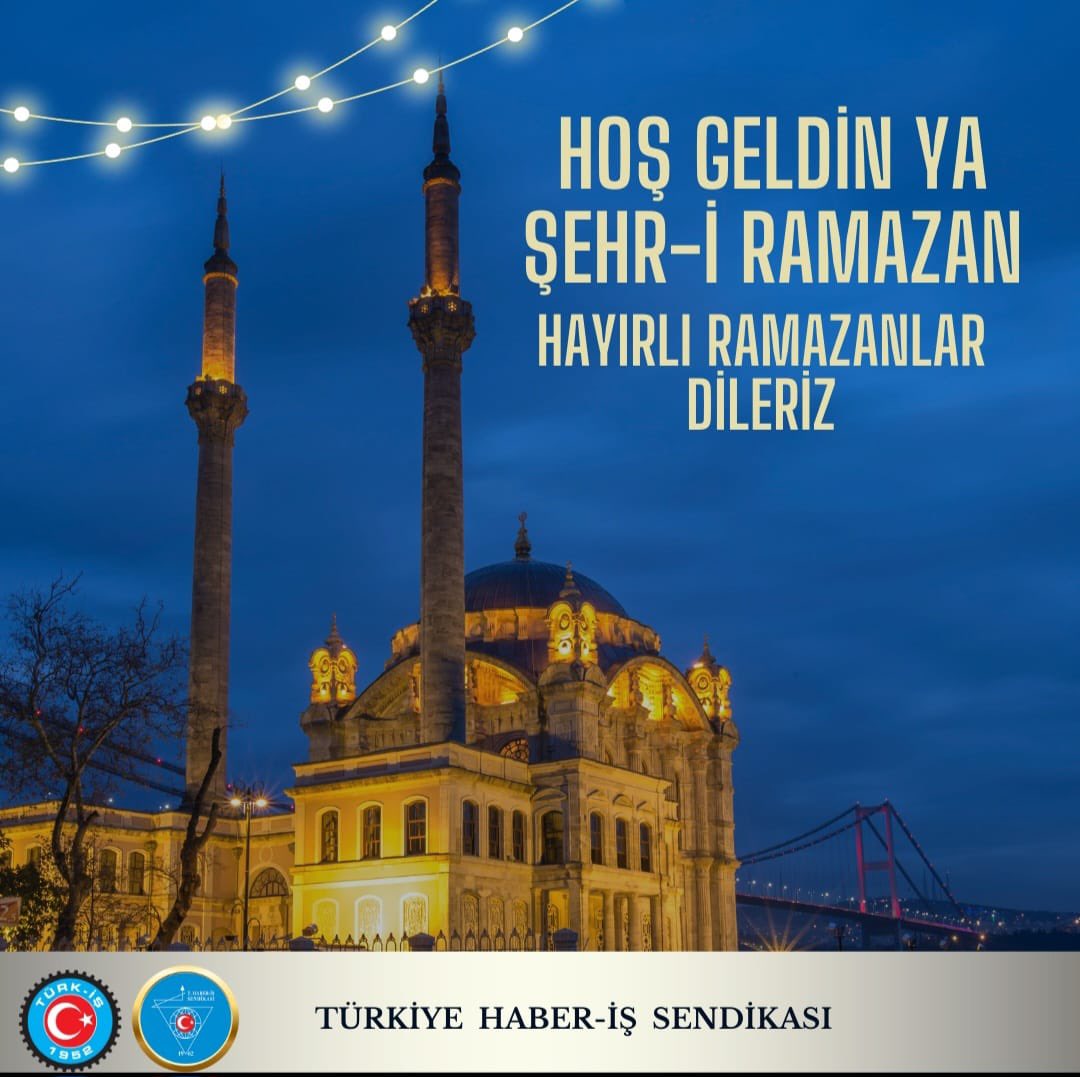 Ramazan paylaşmanın, bereketin ve kardeşliğin ayıdır. 
Bu mübarek ayın ülkemize, milletimize ve tüm İslam alemine sağlık, huzur ve bereket getirmesini temenni ediyorum. 
Dualarımızın kabul olması dileğiyle, Ramazan ayınız mübarek olsun.
#Ramazan
#Ramazan2025 
#Onbirayınsultanı