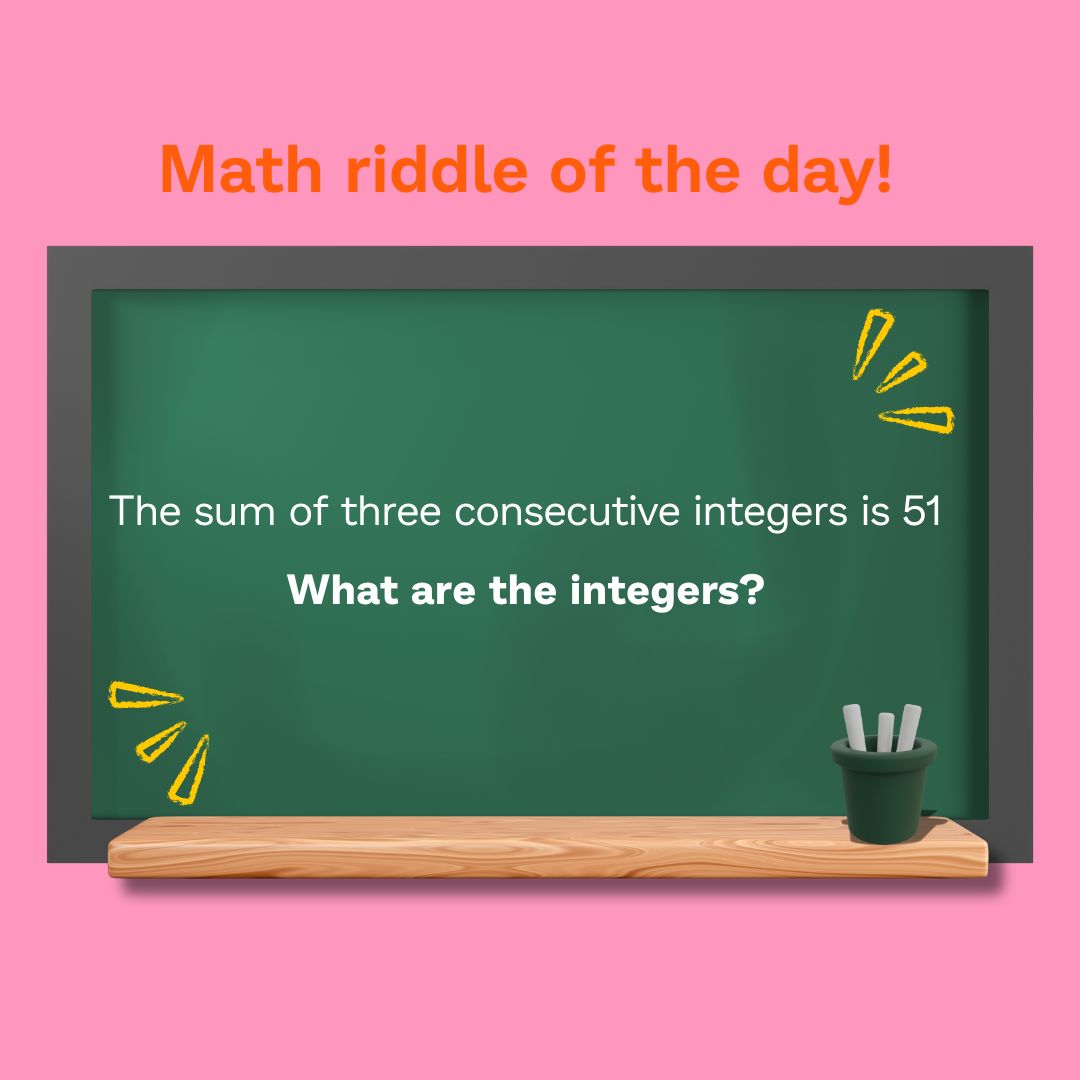 ProdigyGame's tweet image. 🧠💡 Who said math can’t be fun? Here’s a riddle for you!
Drop your answers below and let’s see who has the fastest answer! ⏰🔢
#Mathriddles #BrainTeasers