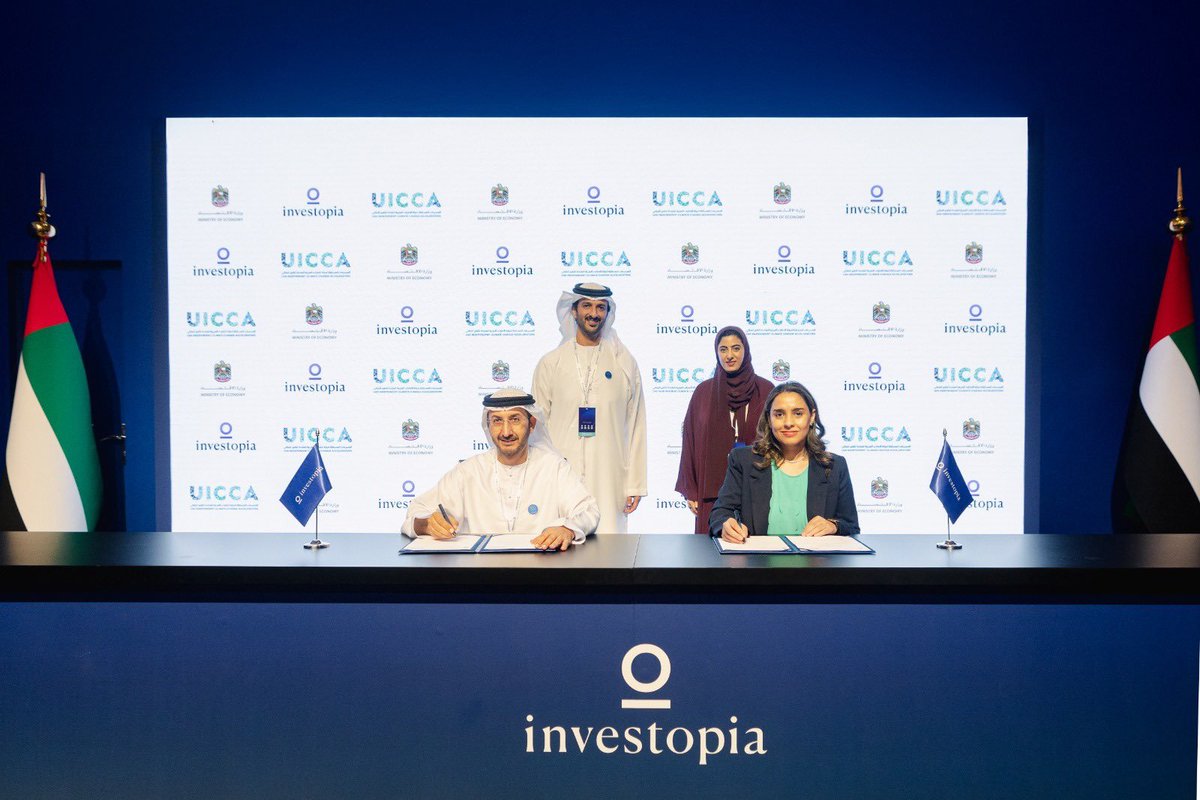 its_princeslove's tweet photo. A powerful step toward a greener future! The partnership between @uae_icca and @Economyae strengthens sustainability efforts through innovation and circular economy initiatives. #GreenTech #Sustainability #CircularEconomy https://t.co/OBvZCnJvjB
