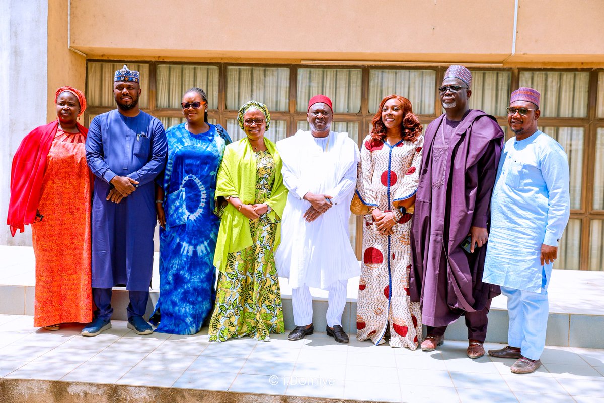 GovernorAUF's tweet photo. Today, I received Jane Egerton-Idehen, MD &amp; CEO of @NigComSat1R, at my office. The visit followed the successful @NIGCOMSAT Youth Empowerment Programme in Adamawa, which aims to equip young minds with cutting-edge knowledge in satellite technology and digital communications. https://t.co/2suGEbrlsK