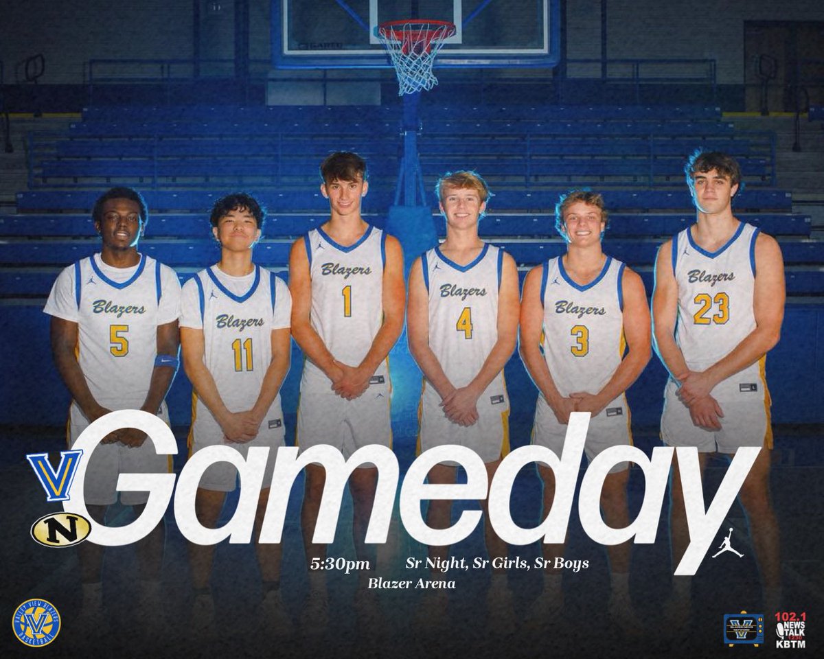 GAMEDAY! We are back at Blazer Arena for Senior Night as we take on Nettleton! Senior Night festivities start at 5:30 followed by Sr girls at 6:00 and Sr boys.