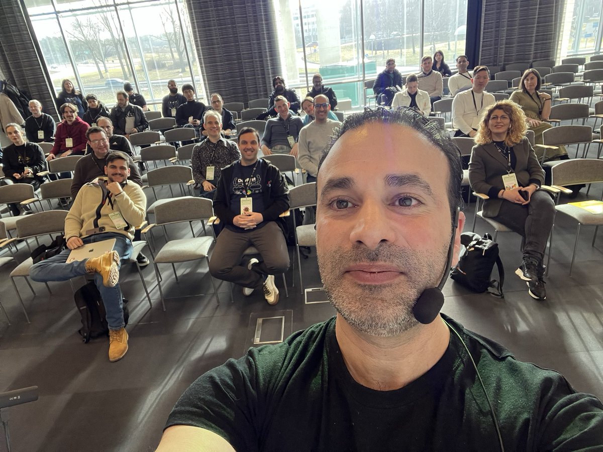🚀 I really enjoyed to give my talk with a Serverless and Event Driven Archi on <a href="/GoogleCloudTech/">Google Cloud Tech</a> 

It was amazing 🤩, many attendees and interactions 

<a href="/GoogleDevExpert/">@GoogleDevExpert</a> <a href="/GroupBees1/">GroupBees 🐝 #FreelancersGroup</a>