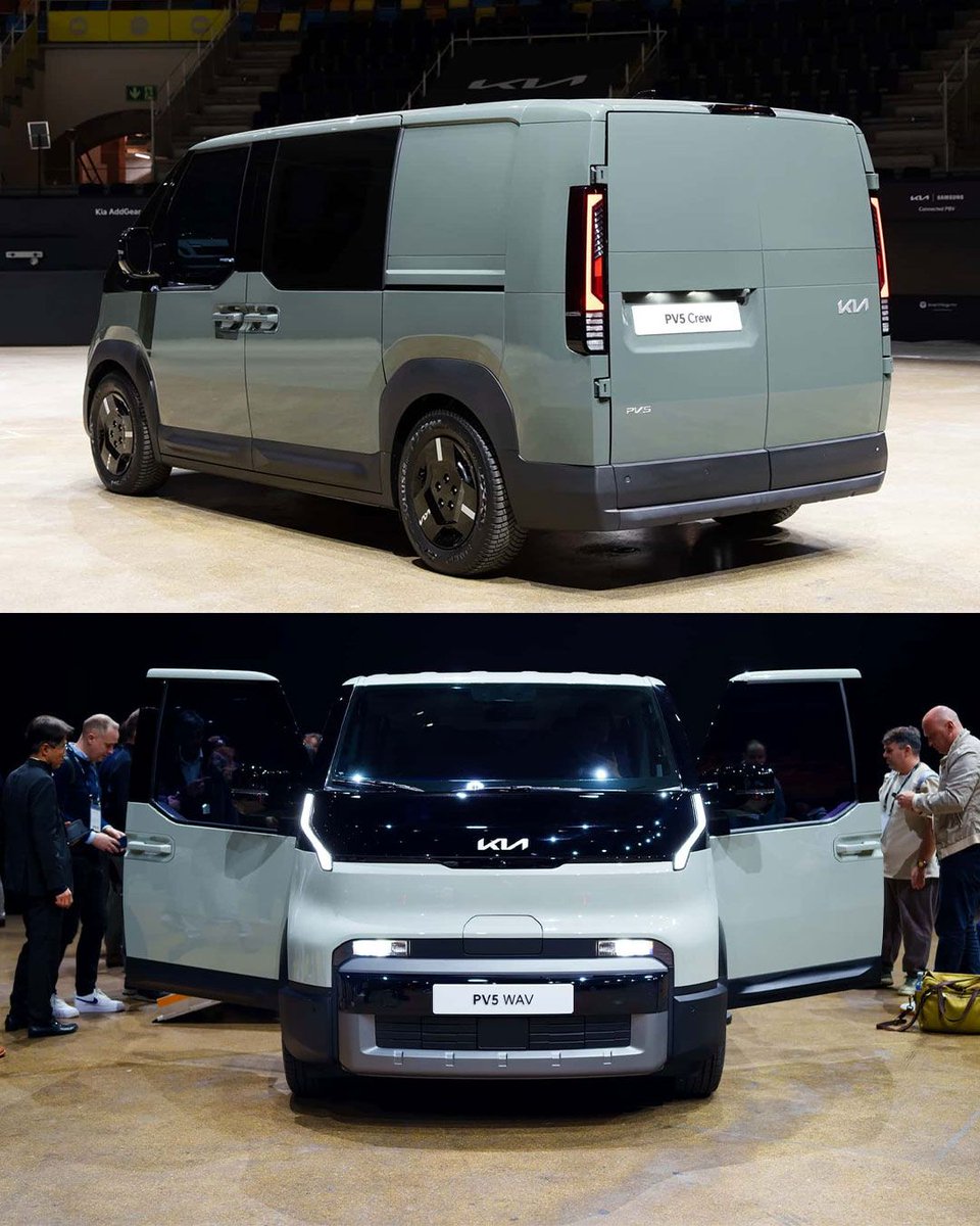 ArabWheels's tweet image. What if your van was smarter, faster &amp;amp; greener? The Kia PV5 is here to surprise you! 🚀⚡ 

🚀⚡ ماذا لو كان فانك أذكى، أسرع، وأكثر صداقة للبيئة؟ كيا PV5 هنا ليُدهشك! 

#ArabWheels #KiaPV5 #ElectricVan #FutureMobility 
#عرب_ويلز #كيا_PV5 #فان_كهربائي #مستقبل_التنقل