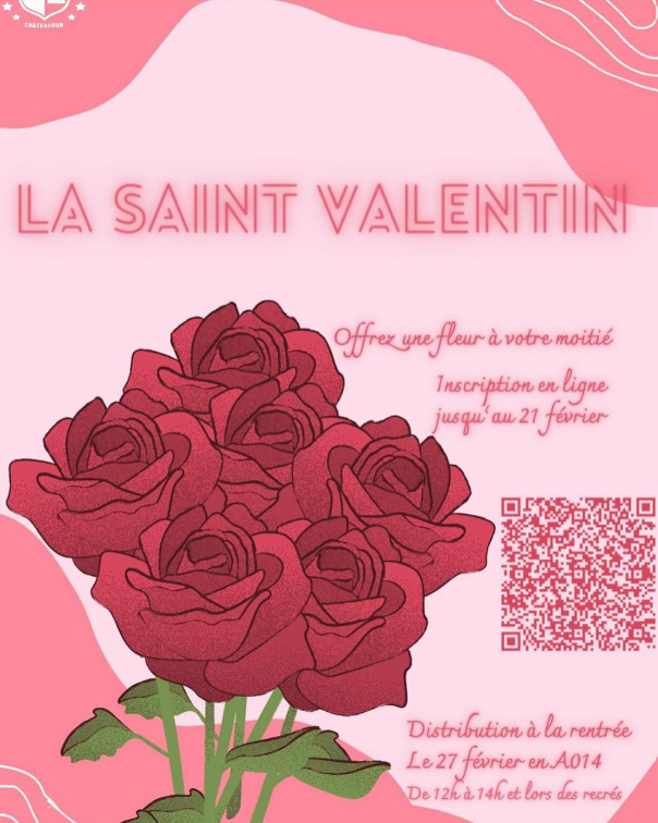 citescoZola28's tweet photo. La MDL a, cette année encore, organisé la Saint Valentin.❤️A cette occasion, plus de 300 roses 🌹ont été commandées et distribuées ce jeudi au lycée.

🙏Un grand merci à tous les membres de la MDL et à Madame Pareja, CPE pour cette organisation @ac_orleanstours @dsden28 https://t.co/vqwlr59DRI