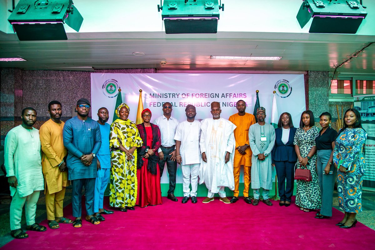 Daddy D.O🇳🇬 (@dolusegun) on Twitter photo I led the <a href="/PBATMediaCentre/">President Bola Ahmed Tinubu Media Centre</a> on a courtesy visit to the Minister of Foreign Affairs, <a href="/YusufTuggar/">Hon. Yusuf Maitama Tuggar</a>, to discuss the role of responsible communication in promoting accurate information.
Our conversation also explored potential collaboration between the centre and the ministry to I led the <a href="/PBATMediaCentre/">President Bola Ahmed Tinubu Media Centre</a> on a courtesy visit to the Minister of Foreign Affairs, <a href="/YusufTuggar/">Hon. Yusuf Maitama Tuggar</a>, to discuss the role of responsible communication in promoting accurate information.
Our conversation also explored potential collaboration between the centre and the ministry to