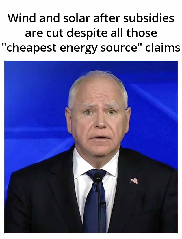 The cheapest energy source shouldn't need constant government life support to stay operational.
#ClimateEmergency #ClimateCrisis #Climate #energy #EnergyTransition #Energie #Energiewende #nuclear #NuclearEnergy #prosperity #Memes #DOGE