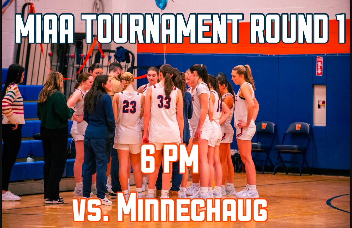 Game Day!  Round 1 vs. Minnechaug. Pack the gym and support our girls!