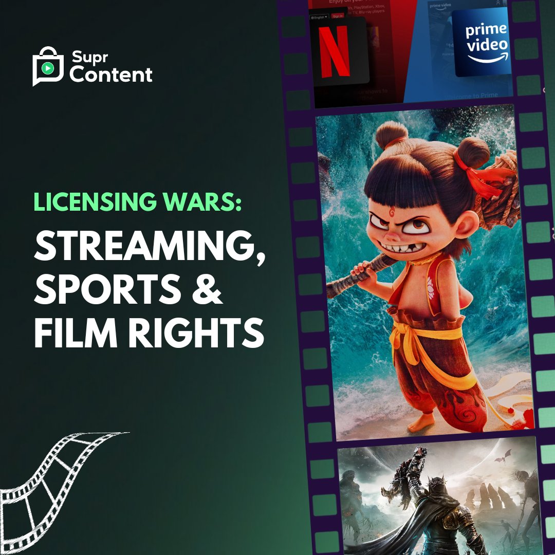 SuprContent's tweet photo. LICENSING WARS: STREAMING, SPORTS &amp; FILM RIGHTS 🎬⚽📺

#StreamingWars #OTTTrends #MovieRights #FIFARights #EntertainmentNews #SportsLicensing #FilmIndustry #NetflixIndia #PrimeVideo #ContentDistribution #Pushpa2 #Sikandar #NeZha2 #OfficerOnDuty #DexterResurrection #FIFA2025 https://t.co/4qNvFzIU9G