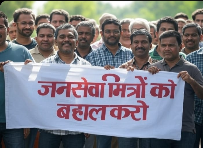 जब कोई भी योजना बंद नहीं होगी,तो जनसेवा मित्र योजना बंद क्यू , पूछता है मध्यप्रदेश का युवा।
#जनसेवा_मित्रो_को_बहाल_करो 
<a href="/DrMohanYadav51/">Dr Mohan Yadav</a> 
<a href="/ChouhanShivraj/">Shivraj Singh Chouhan</a> 
<a href="/CMMadhyaPradesh/">Chief Minister, MP</a> 
<a href="/JagdishDevdaBJP/">Jagdish Devda</a> 
<a href="/prahladspatel/">Prahlad Singh Patel ( वृक्ष से जल, जल से जीवन)</a> 
<a href="/HIRA_ALAWA/">Dr. Hiralal Alawa</a> 
<a href="/VijayRevnath/">Vijay Revnath Choure</a> 
<a href="/Amit_SharmaINC/">Amit Sharma INC</a> 
<a href="/INCMP/">MP Congress</a> 
<a href="/UmangSinghar/">Umang Singhar</a>