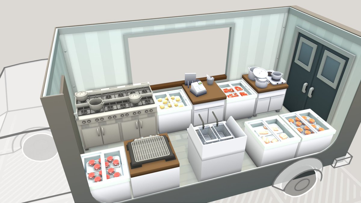 The bigger the truck, the happier the customers! 

In Food Truck Empire you will work with different sizes of trucks - no matter which one you will use you will still have to think strategically about the dishes you're making! 

You'll also be able to upgrade the smaller trucks!