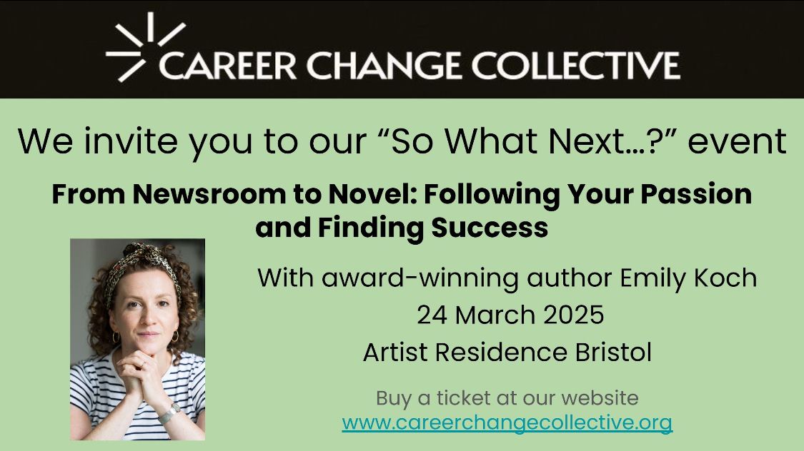#Bristol folk - if you're thinking of a career change, check out Career Change Collective and if you fancy it, come along to my talk next month! It's not just for people who want to write books.

careerchangecollective.org