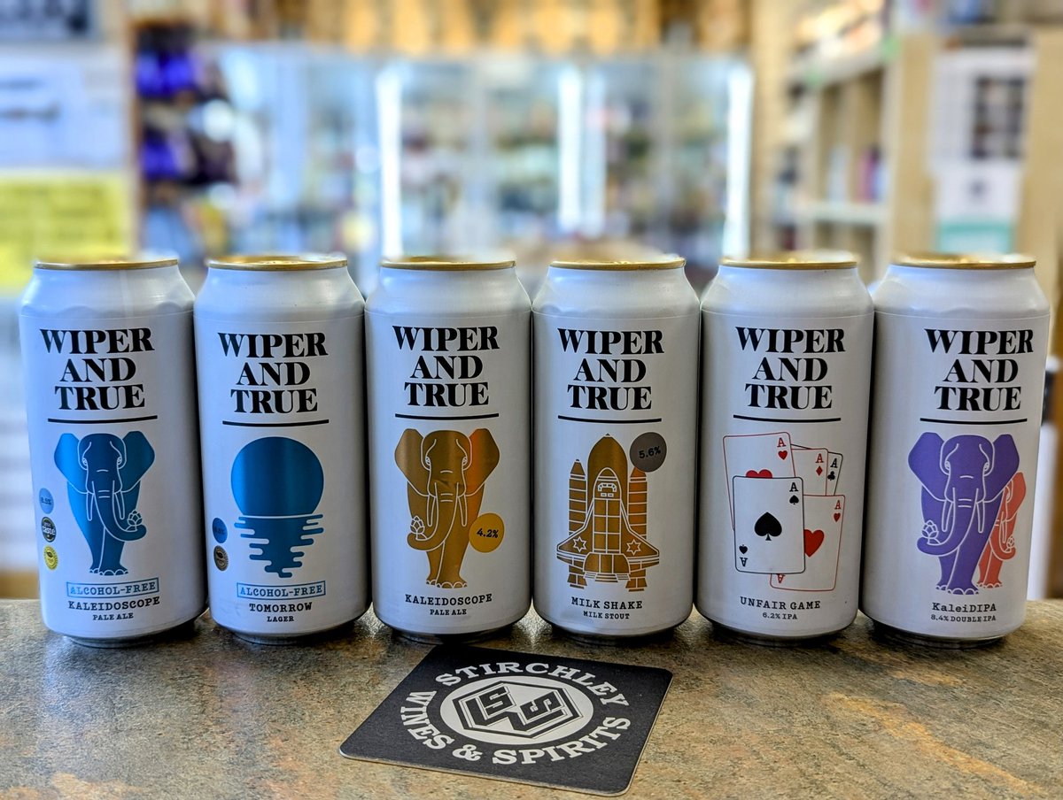 ๐๐๐๐๐๐๐๐๐ ๐๐๐๐๐ & ๐๐๐๐๐๐๐ (@stirchleywines) on Twitter photo You can now enjoy <a href="/WiperAndTrue/">Wiper and True | Beautiful Beer</a> Kaleidoscope 3 different ways...
1๏ธโฃ AF Kaleidoscope 0.5%
2๏ธโฃ Kaleidoscope 4.2%
3๏ธโฃ KaleiDIPA 8.4%
Also available...
๐บ AF Tomorrow 0.5% Lager
๐บ Milk Shake 5.6% Milk Stout
๐บ Unfair Game 6.2% IPA
#VivaStirchley #VivaBrum #ShopIndependent You can now enjoy <a href="/WiperAndTrue/">Wiper and True | Beautiful Beer</a> Kaleidoscope 3 different ways...
1๏ธโฃ AF Kaleidoscope 0.5%
2๏ธโฃ Kaleidoscope 4.2%
3๏ธโฃ KaleiDIPA 8.4%
Also available...
๐บ AF Tomorrow 0.5% Lager
๐บ Milk Shake 5.6% Milk Stout
๐บ Unfair Game 6.2% IPA
#VivaStirchley #VivaBrum #ShopIndependent