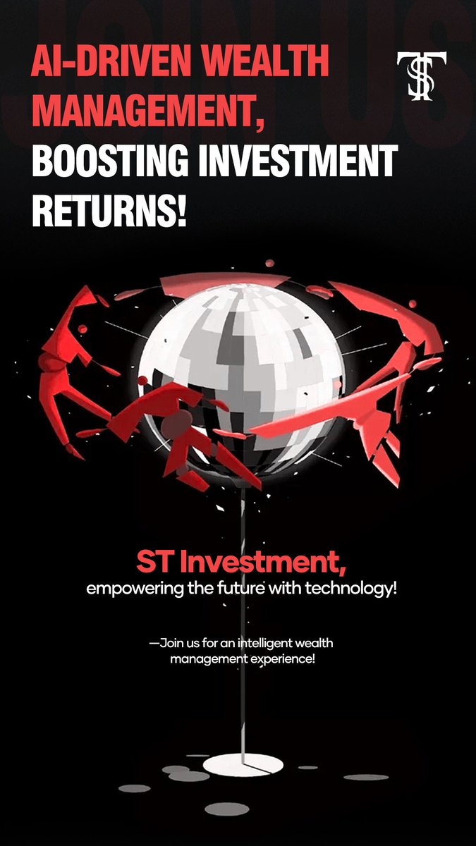 ST_CoLtd's tweet image. AI technology is changing the wealth management industry, and ST Investment leverages innovative tech to bring clients higher investment returns! 🤖💡
#AIFinance #WealthTech #STInnovation
