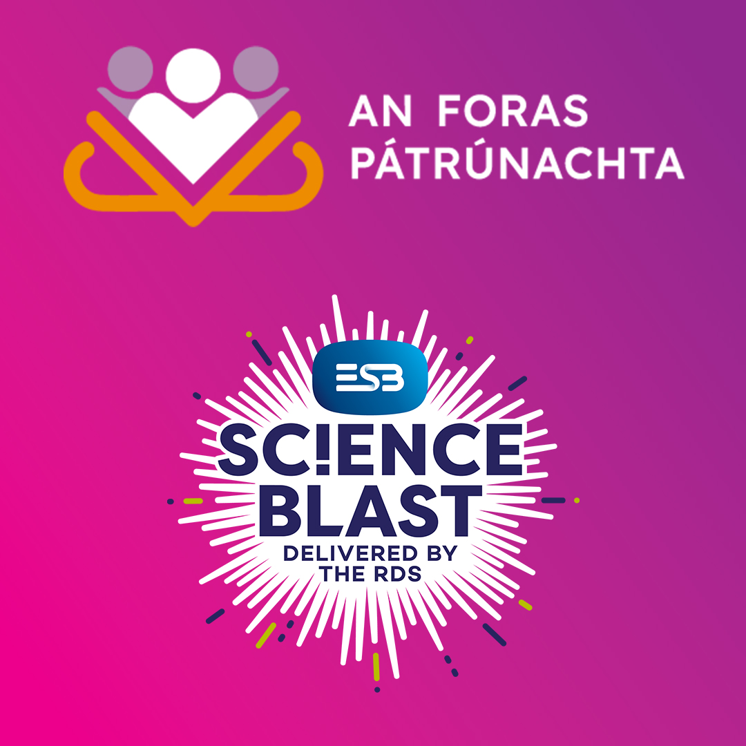 ESB Science Blast (@esbscienceblast) on Twitter photo Táimid faoi chomaoin ag An Foras Pátrúnachta as tacú le #BleaistEolaíochtaESB. Tá <a href="/AFPatrunachta/">An Foras Pátrúnachta</a> ar an bpátrún is mó ar ghaelscoileanna agus ar ghaelcholáistí. Eolas breise ag foras.ie Táimid faoi chomaoin ag An Foras Pátrúnachta as tacú le #BleaistEolaíochtaESB. Tá <a href="/AFPatrunachta/">An Foras Pátrúnachta</a> ar an bpátrún is mó ar ghaelscoileanna agus ar ghaelcholáistí. Eolas breise ag foras.ie