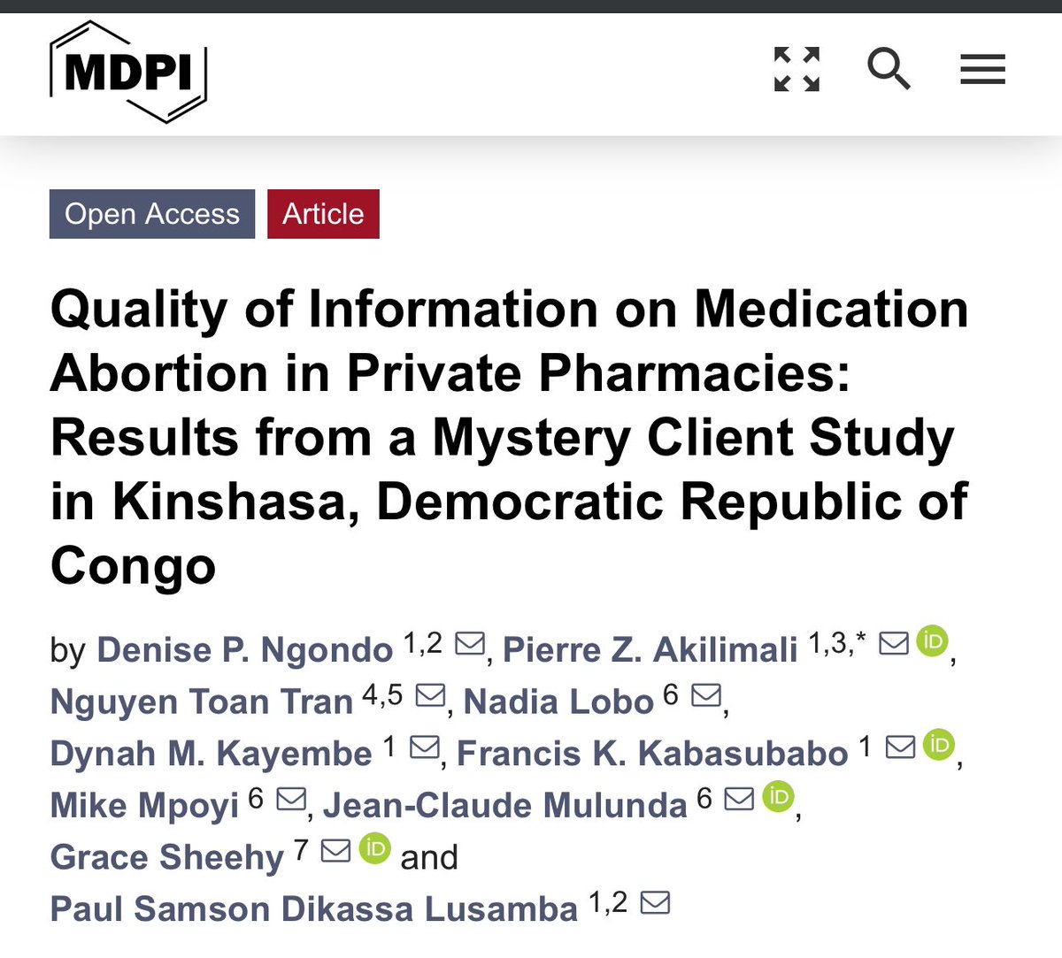 Publication alert ‼️ 

Sharing below the link to an interesting publication led by KSPH researchers with partners. 

mdpi.com/2227-9032/13/5…
