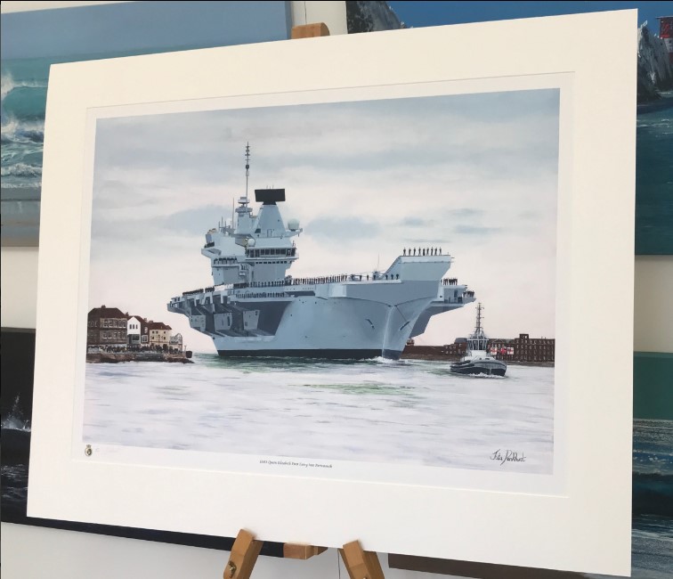 Lots of navy prints in a variety of sizes available online. Type 45, 42 and HMS QE &amp; HMS Prince of Wales. Visit: tinyurl.com/3ys6efe6

#RoyalNavy #giftsforhim #giftideas