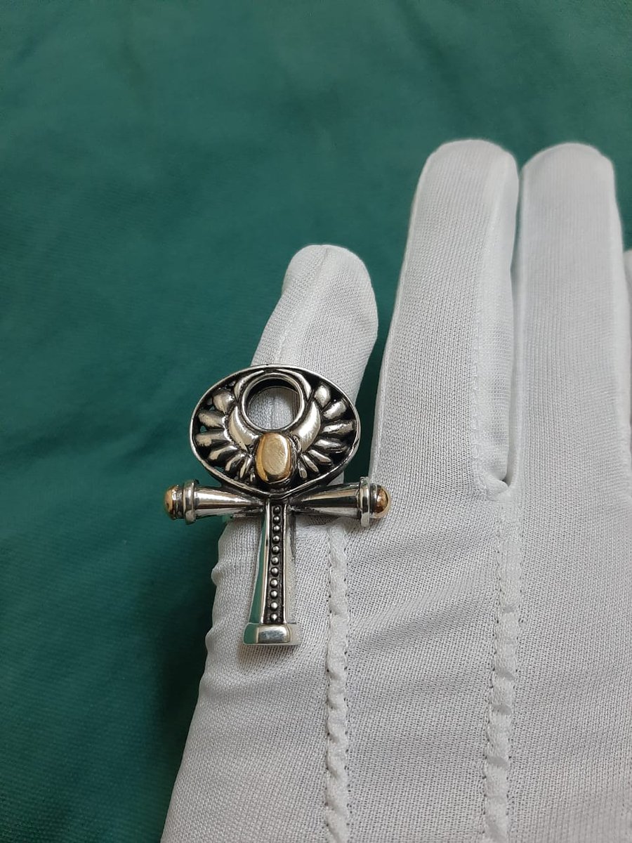 Check out Ancient Egyptian Ankh Key of life Silver 925 ring ebay.com/itm/2037738841… #eBay via <a href="/eBay/">eBay</a>