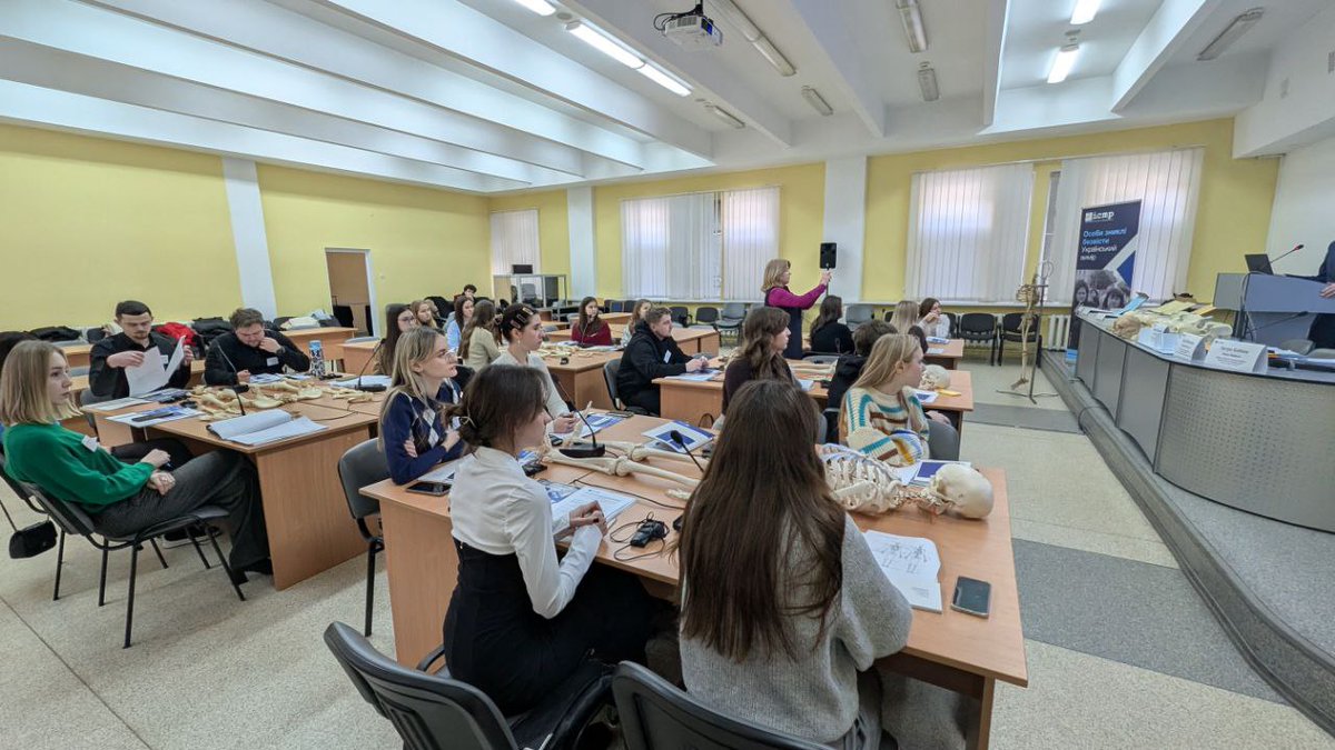 From 24 to 28 February, #ICMP’s Archaeology and Anthropology Division (AAD) team delivered a course on Introduction to Forensic Archaeology and Anthropology at the Lviv University School of Medicine. The training covered key forensic anthropology principles in the context of