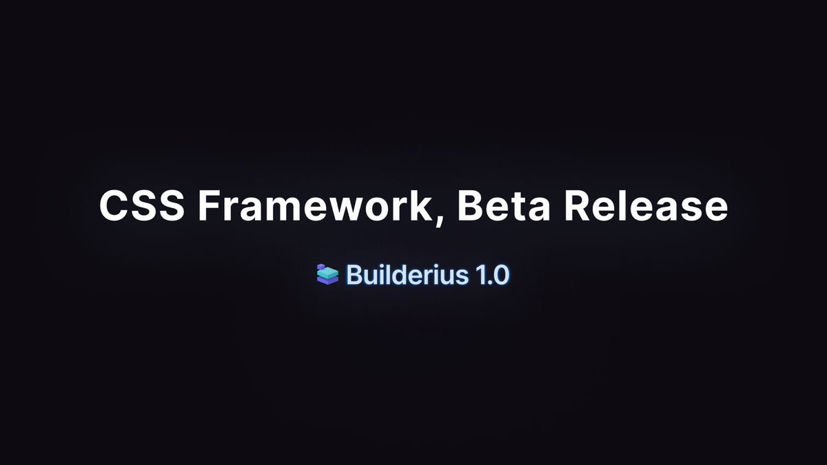 builderius's tweet image. The Builderius CSS Framework Beta is here! 🚀
🔗 In comments
Lightweight, minimalist CSS for WordPress with built-in styling for HTML elements and powerful CSS variables.
And get the beta: builderius.io/beta/
#css #cssframework #wordpress #pagebuilder #nocode #lowcode