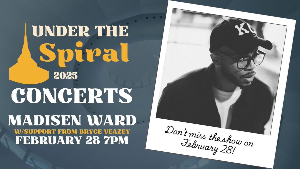 Join us tonight (2/28) Under the Spiral for an acoustic evening of music with Madisen Ward supported by Bryce Veazey, 1001 W Walnut, Indep, MO. Free admission.