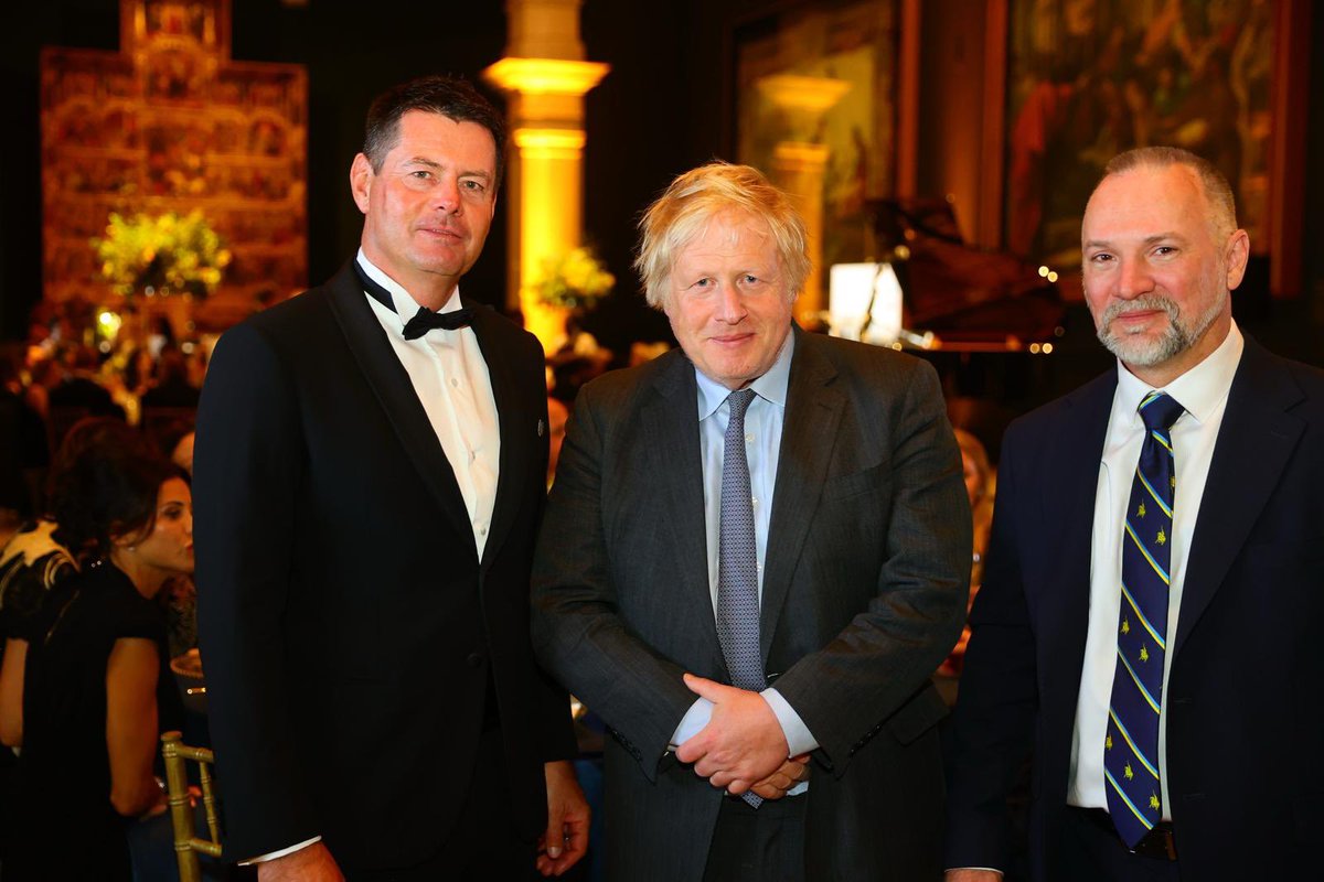 Boris Johnson (@borisjohnson) on Twitter photo Honoured to speak at the <a href="/ArkForUkraine/">Ark for Ukraine</a> dinner this week, in support of Ukraine’s rich cultural heritage.
Watch my speech here: arkforukraine.org/en Honoured to speak at the <a href="/ArkForUkraine/">Ark for Ukraine</a> dinner this week, in support of Ukraine’s rich cultural heritage.
Watch my speech here: arkforukraine.org/en