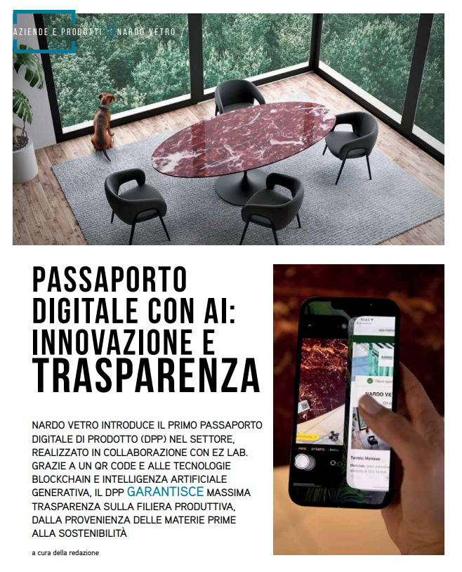 nardovetro's tweet photo. Rivista del Vetro è la principale fonte di informazione per tutti gli operatori del settore vetrario. 

Nell'uscita di febbraio-marzo viene riportato un articolo relativo al passaporto digitale con AI, all'Innovazione e alla trasparenza della Nardo-Vetro. https://t.co/jOcH4GBHJt