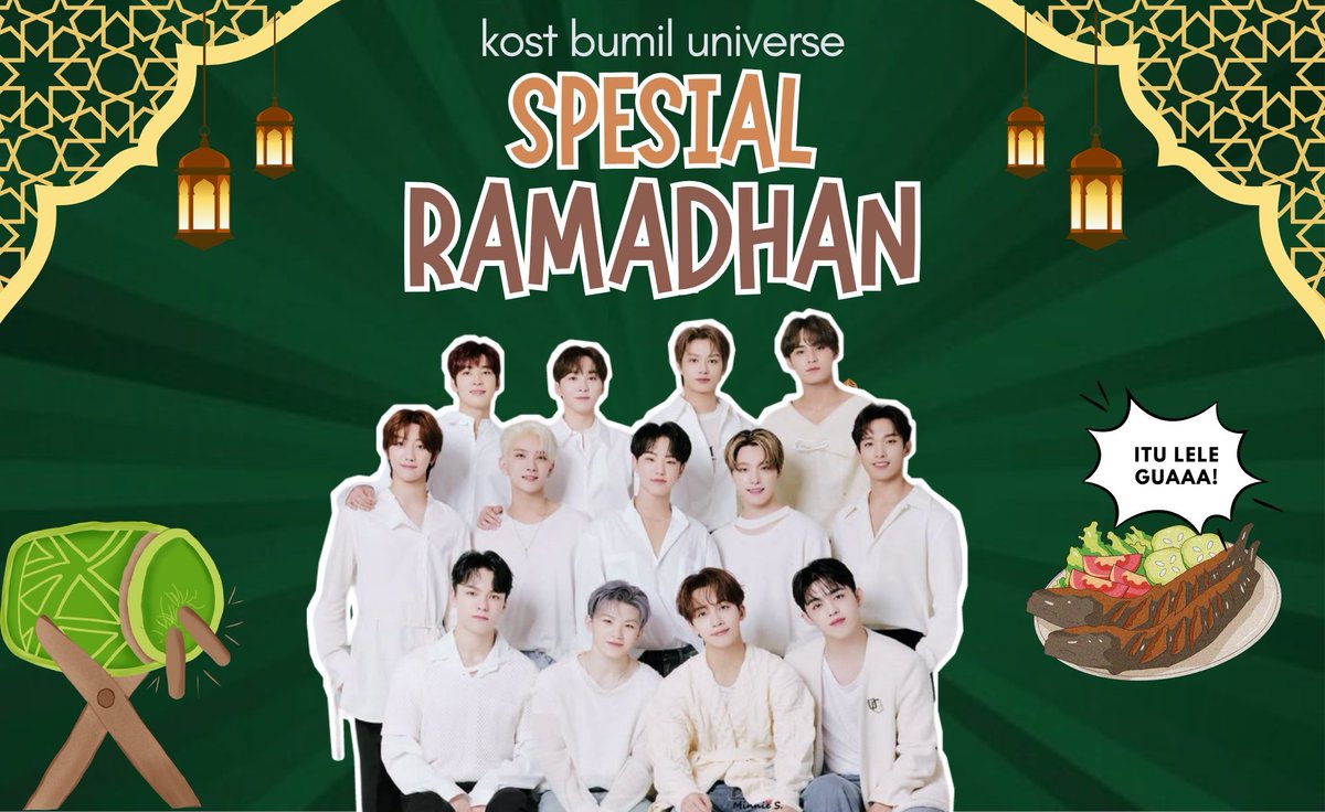 chikincaratge's tweet image. kost bumil universe
— spesial ramadhan

seventeen comedy fic