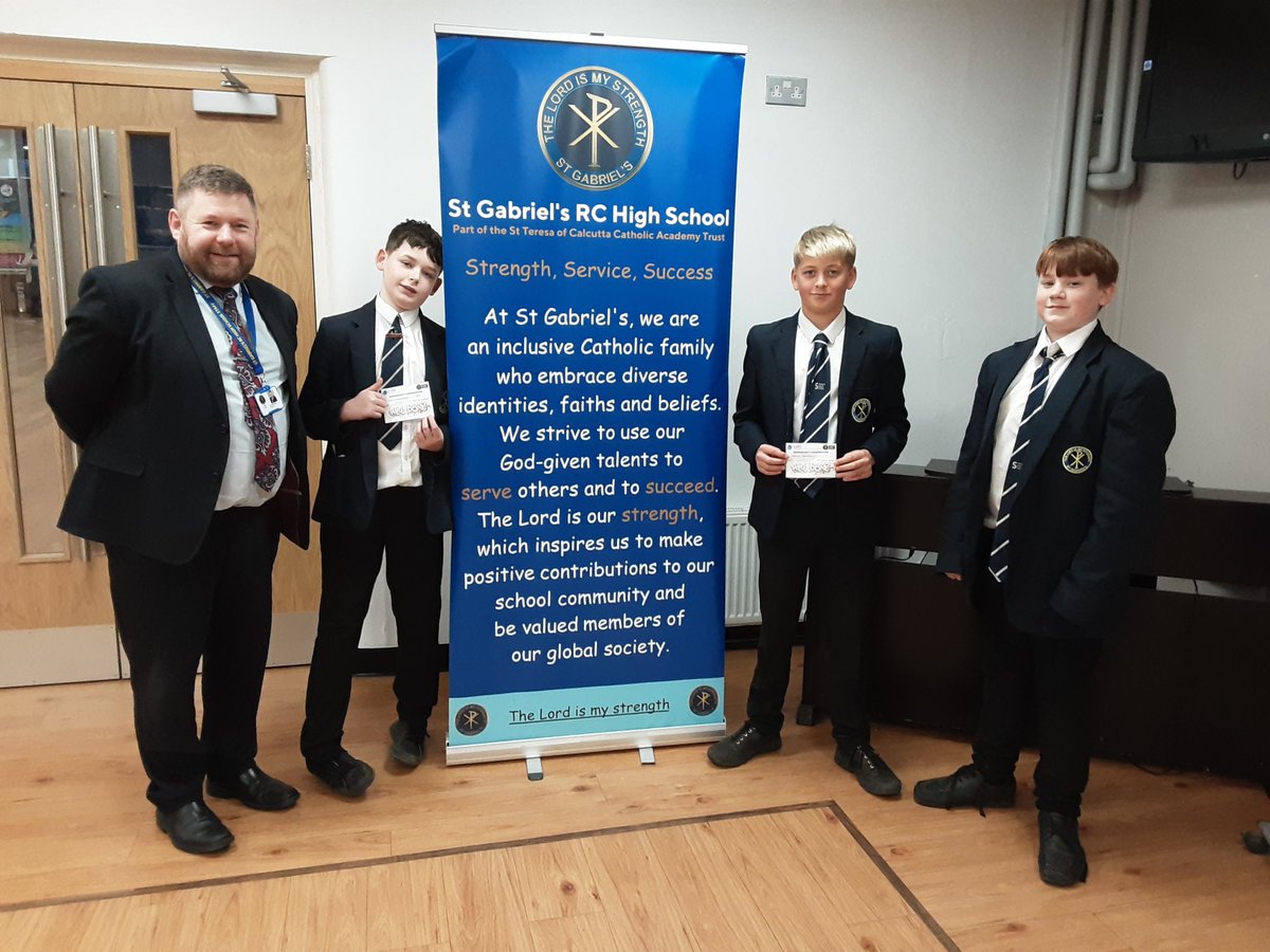 StGabsBury's tweet photo. Congratulations to our amazing students who have achieved a Headteacher's Commendation for living out our mission statement. We are incredibly proud of you all! π #StrengthServiceSuccess
@STOC_CAT https://t.co/JZ9Z6VSyMQ