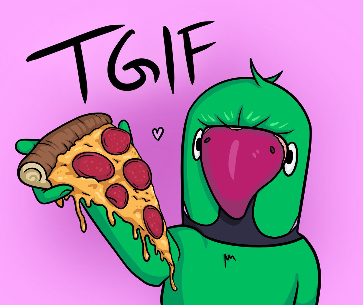 Market may be red but TGIF!

Good morning 💚🦜