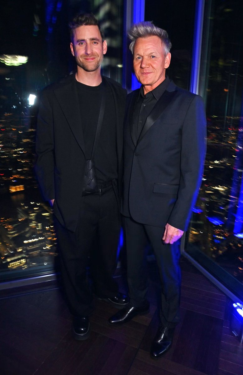 📸 Oliver Jackson-Cohen at the opening of Gordon Ramsay Restaurants' Lucky Cat (February 27, 2025)