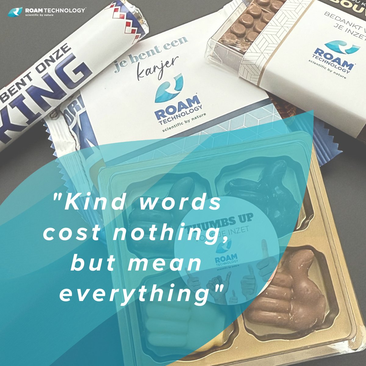 RoamTechnology's tweet image. Tomorrow is World Compliment Day, but we decided to turn it into a week. To thank our employees for their dedication we arranged motivational gifts.

Thank you to our colleagues for their motivation and hard work! 
#complimentendag #roamtechnology